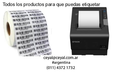 Todos los productos para que puedas etiquetar