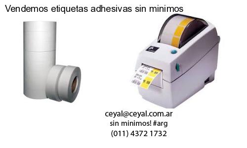 Vendemos etiquetas adhesivas sin minimos