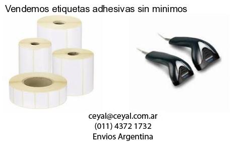 Vendemos etiquetas adhesivas sin minimos
