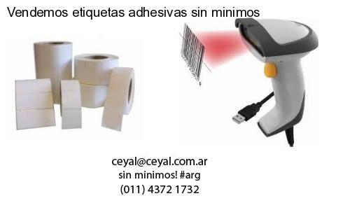 Vendemos etiquetas adhesivas sin minimos
