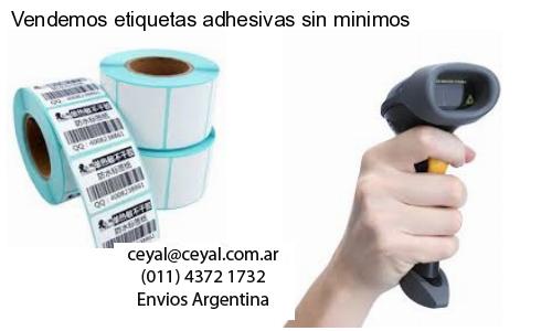 Vendemos etiquetas adhesivas sin minimos
