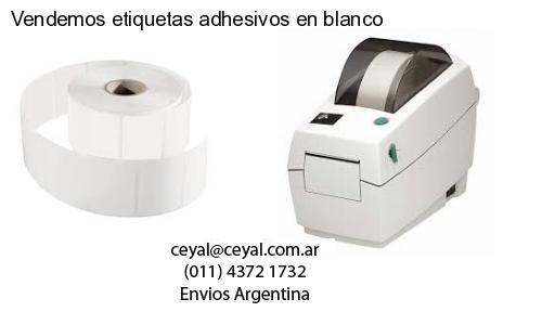 Vendemos etiquetas adhesivos en blanco