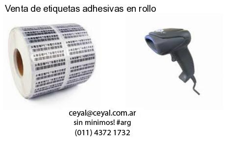 Venta de etiquetas adhesivas en rollo