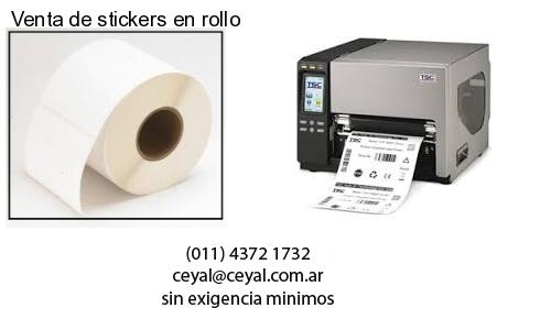 Venta de stickers en rollo