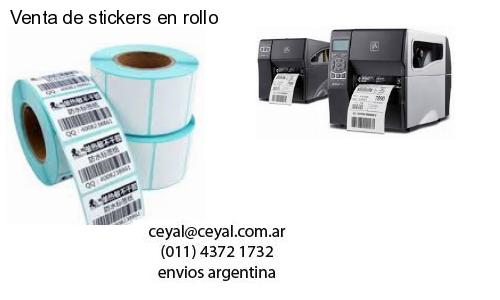 Venta de stickers en rollo