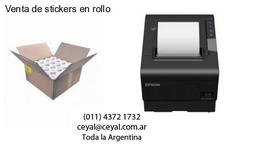 Venta de stickers en rollo