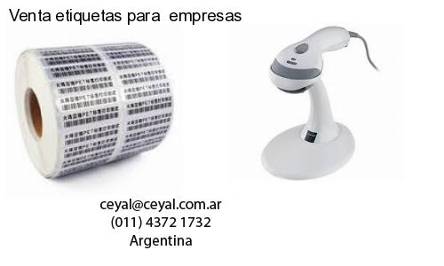 Venta etiquetas para  empresas