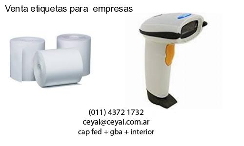 Venta etiquetas para  empresas