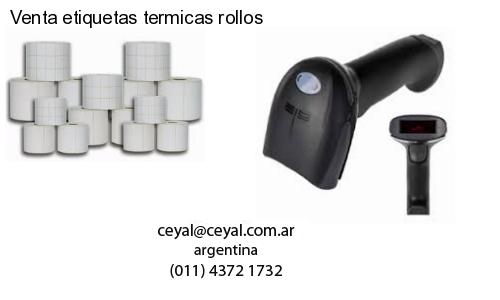 Venta etiquetas termicas rollos