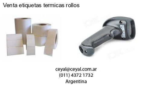 Venta etiquetas termicas rollos