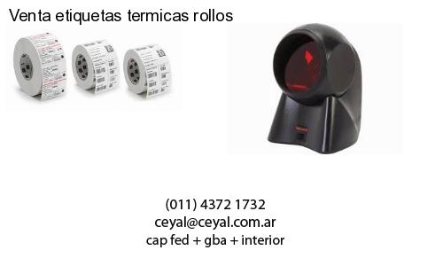 Venta etiquetas termicas rollos