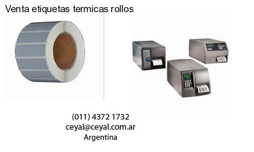 Venta etiquetas termicas rollos