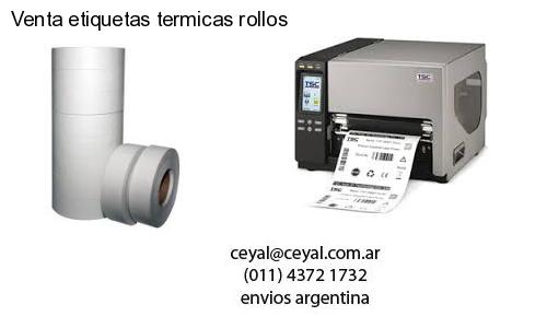 Venta etiquetas termicas rollos
