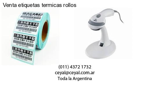 Venta etiquetas termicas rollos