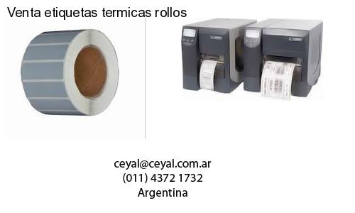 Venta etiquetas termicas rollos