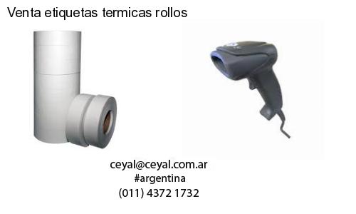 Venta etiquetas termicas rollos