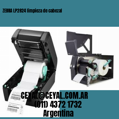 ZEBRA LP2824 limpieza de cabezal