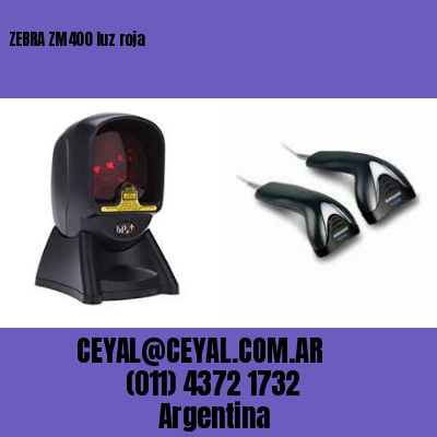 ZEBRA ZM400 luz roja