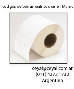 codigos de barras dsitribucion en Munro
