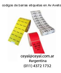 codigos de barras etiquetas en Av Avellaneda