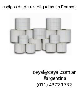 codigos de barras etiquetas en Formosa