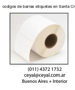 codigos de barras etiquetas en Santa Cruz