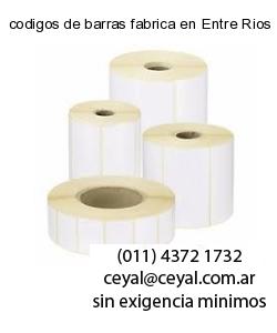 codigos de barras fabrica en Entre Rios