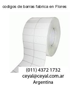 codigos de barras fabrica en Flores