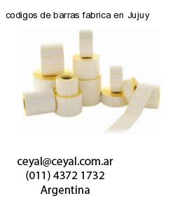 codigos de barras fabrica en Jujuy