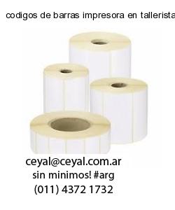 codigos de barras impresora en tallerista