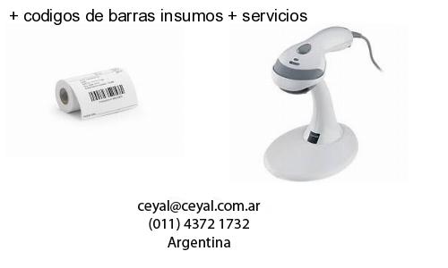   codigos de barras insumos   servicios