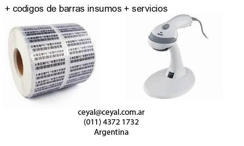   codigos de barras insumos   servicios