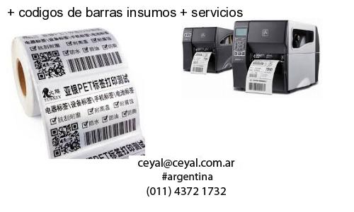   codigos de barras insumos   servicios