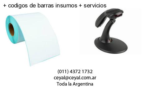   codigos de barras insumos   servicios