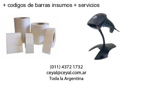   codigos de barras insumos   servicios