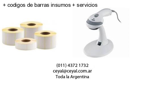   codigos de barras insumos   servicios