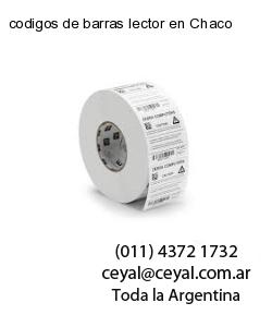 codigos de barras lector en Chaco