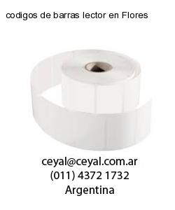 codigos de barras lector en Flores
