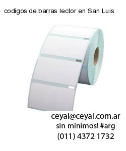 codigos de barras lector en San Luis