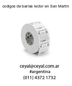 codigos de barras lector en San Martín