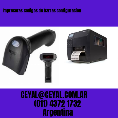 impresoras codigos de barras configuracion