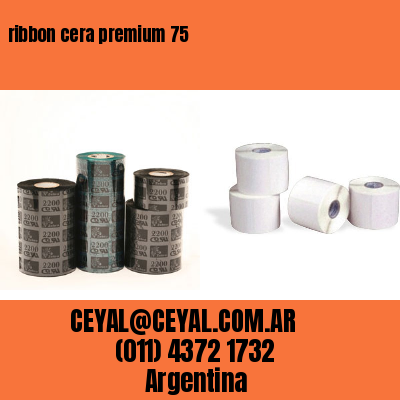 ribbon cera premium 75