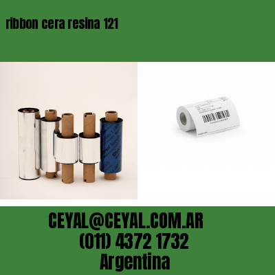 ribbon cera resina 121