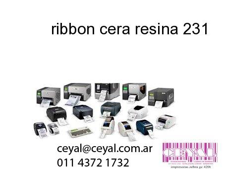 ribbon cera resina 231