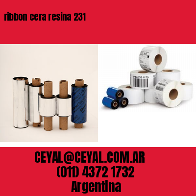 ribbon cera resina 231