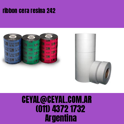ribbon cera resina 242