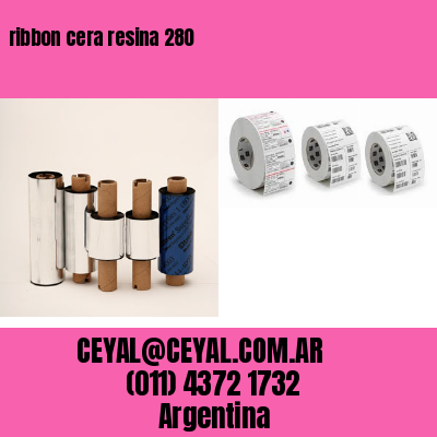 ribbon cera resina 280