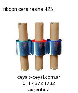 ribbon cera resina 423