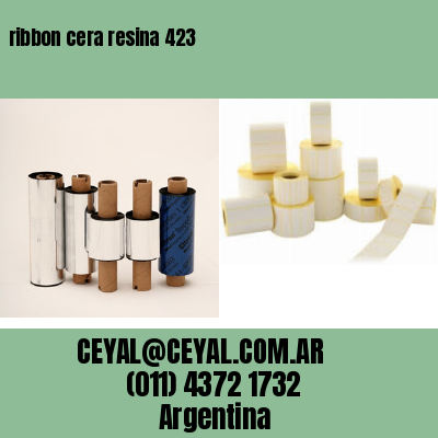 ribbon cera resina 423