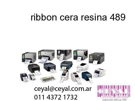 ribbon cera resina 489